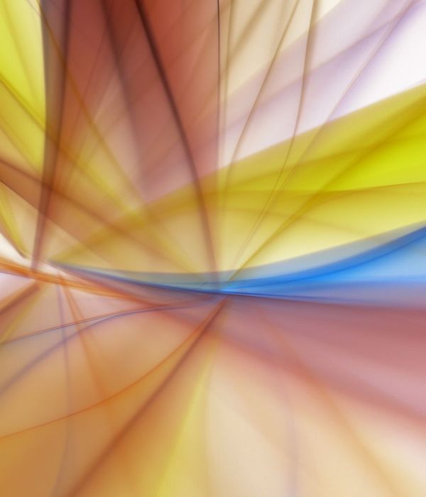 Abstract digital composition representing balance and energy flow